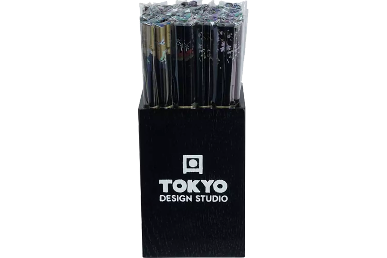 Tokyo Design Studio - Chopsticks Black Assorted 50 pair