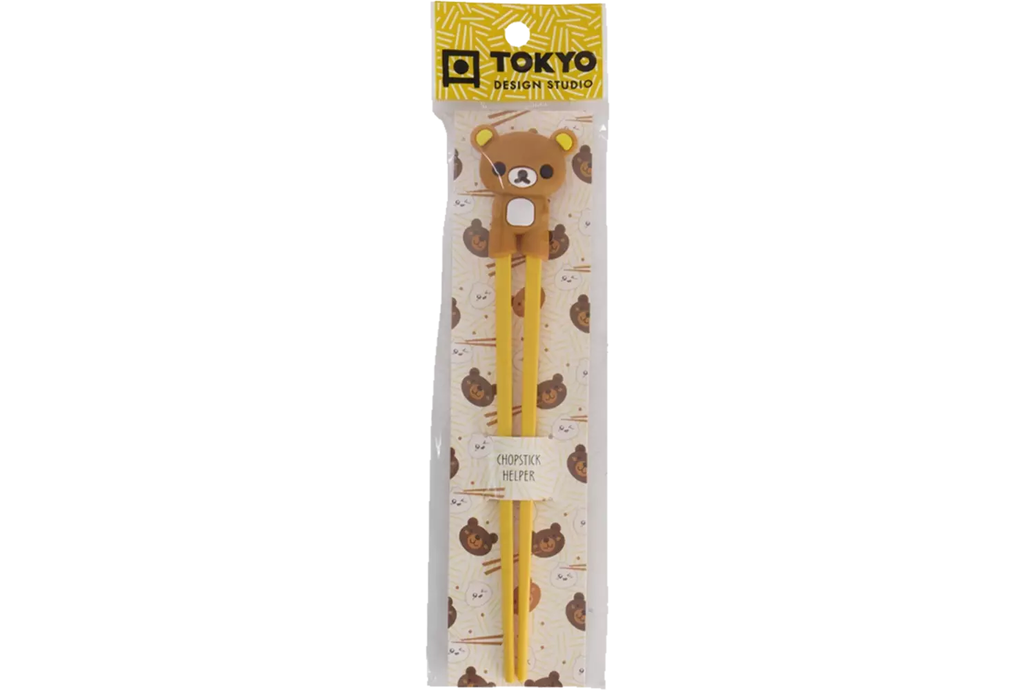 Tokyo Design Studio - Children Chopsticks Bear Light Brown 22cm