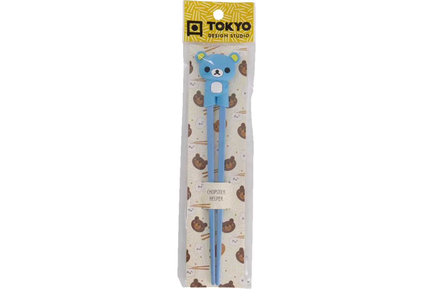 Tokyo Design Studio - Children Chopsticks Bear Blue 22cm