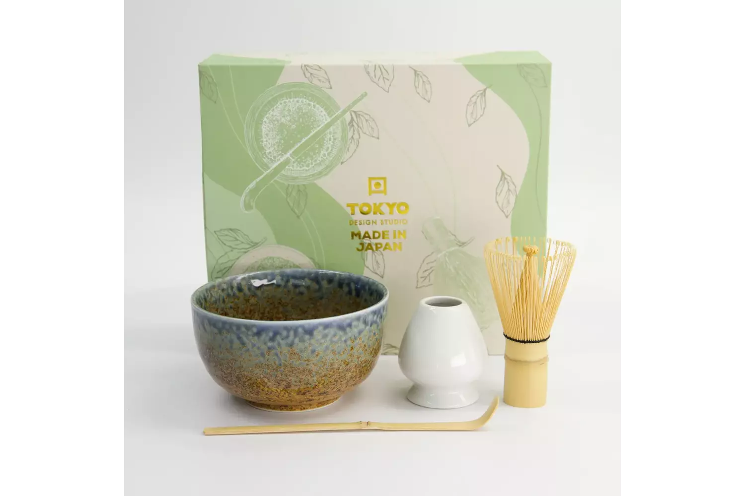 Tokyo Design Studio - Matcha Giftset Reef Blue 12.7x7cm 4pcs 1 set