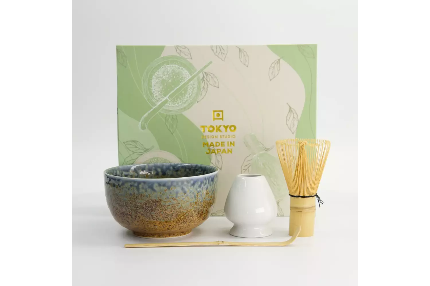 Tokyo Design Studio - Matcha Giftset Reef Blue 12.7x7cm 4pcs 1 set