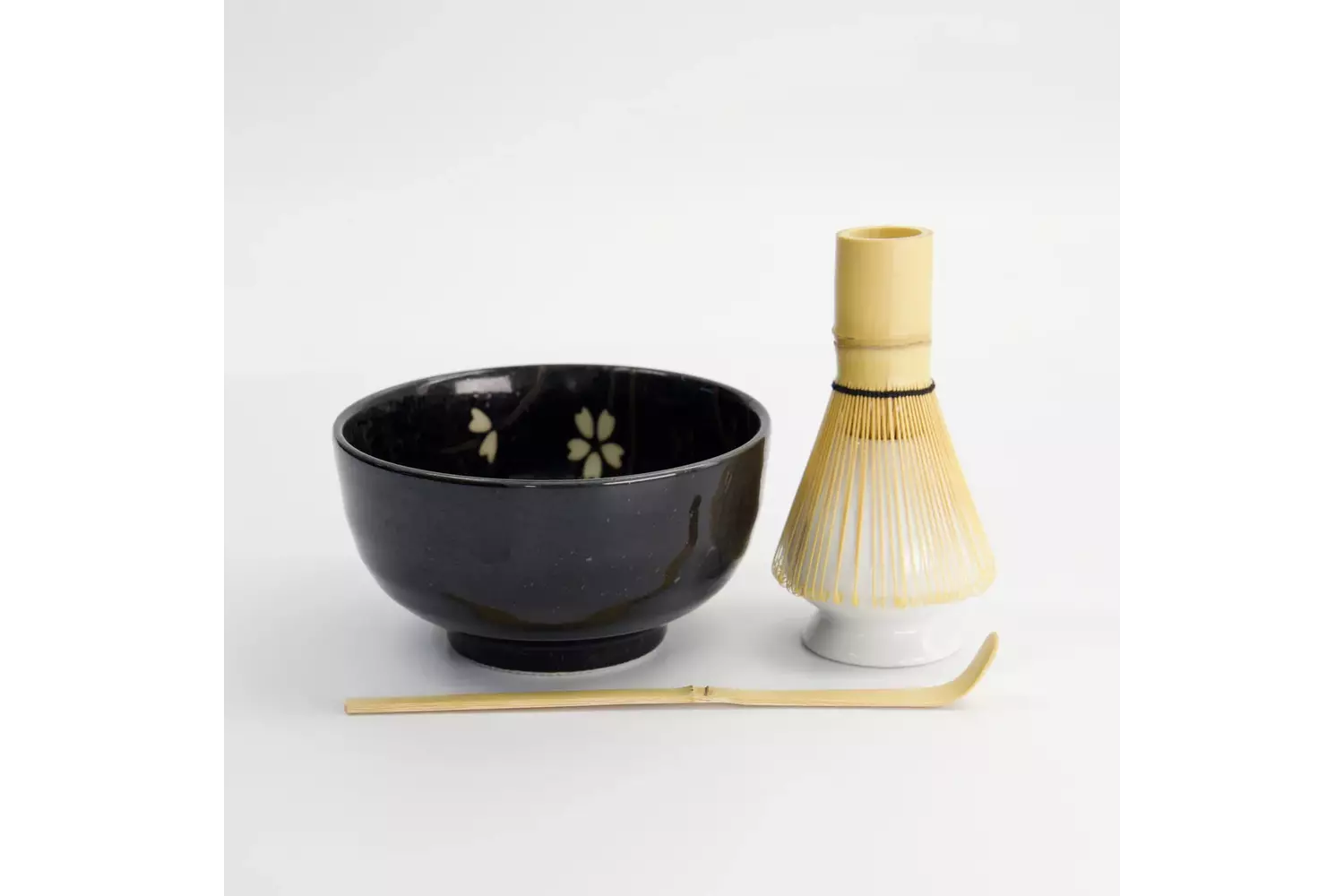 Tokyo Design Studio - Matcha Giftset Sakura Black 12.7x7cm 4pcs 1 set