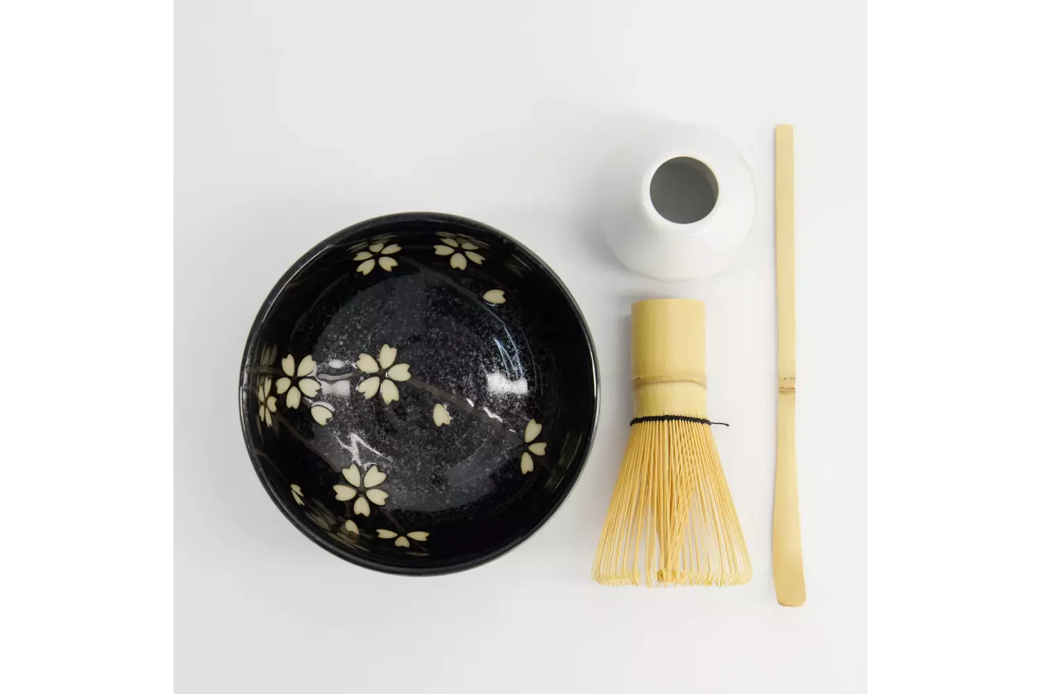 Tokyo Design Studio - Matcha Giftset Sakura Black 12.7x7cm 4pcs 1 set