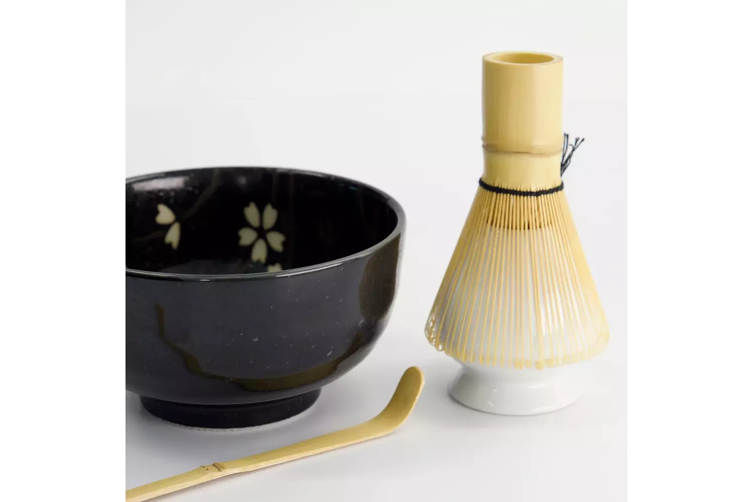 Tokyo Design Studio - Matcha Giftset Sakura Black 12.7x7cm 4pcs 1 set