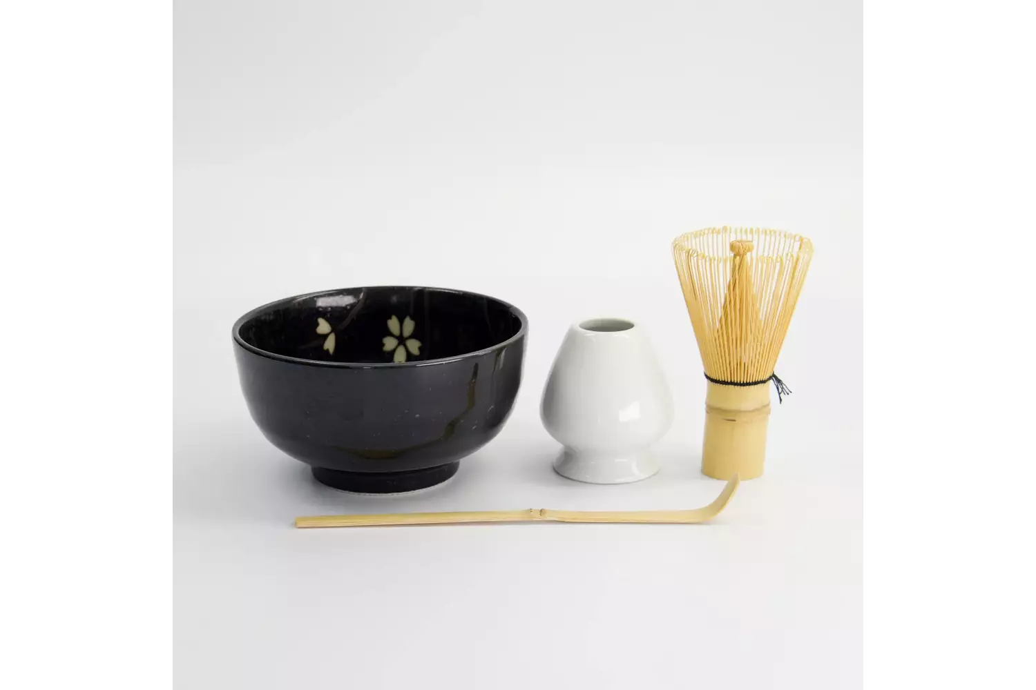 Tokyo Design Studio - Matcha Giftset Sakura Black 12.7x7cm 4pcs 1 set