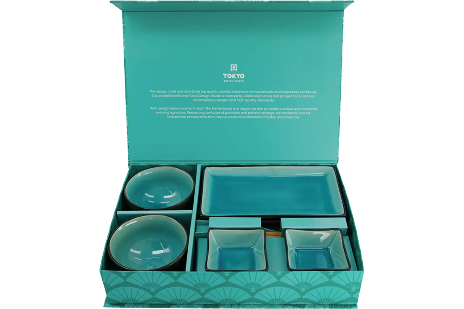 Tokyo Design Studio - Giftset Glassy Turquoise Blue
