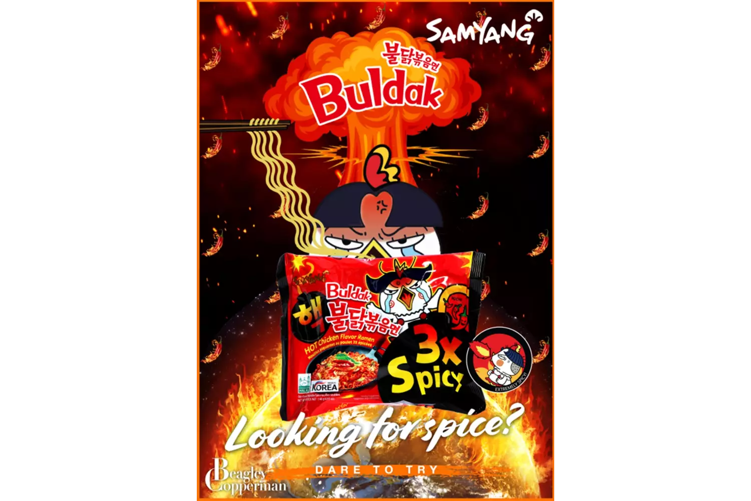 Poster - Samyang 3x Spicy