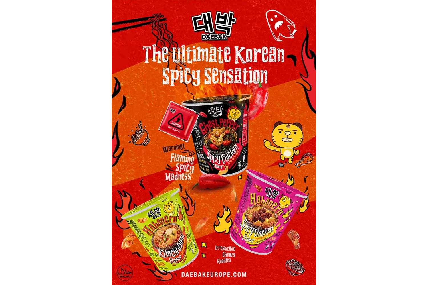 Poster - Daebak Ghost Pepper Habanero
