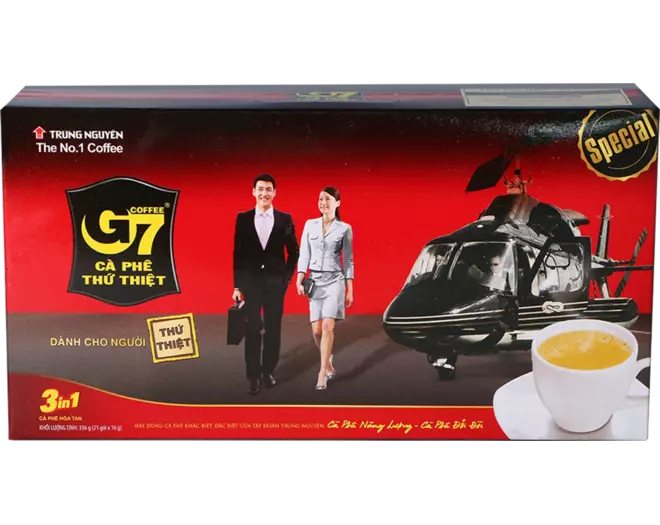 Trung Nguyen - Instant Coffee 3 in 1 Box 21x16g