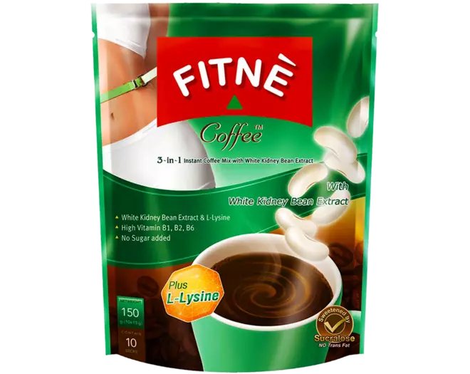 Fitnè - Coffee White Kidney Bean Extract 3-in-1 150g