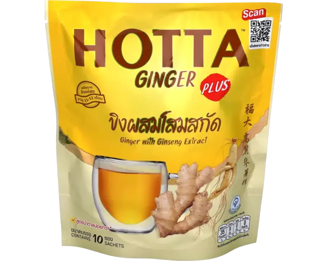 Hotta - Instant Ginger Tea Ginseng 90g