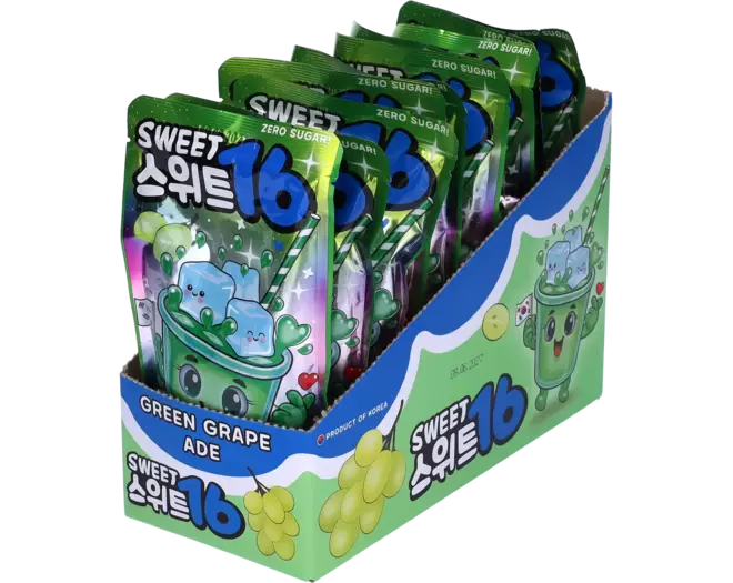 Sweet16 - Green Grape Ade Zero Sugar 200ml