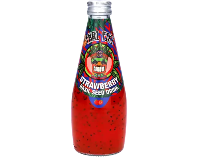 Thai Tiki - Basil Seed Drink Strawberry 290ml