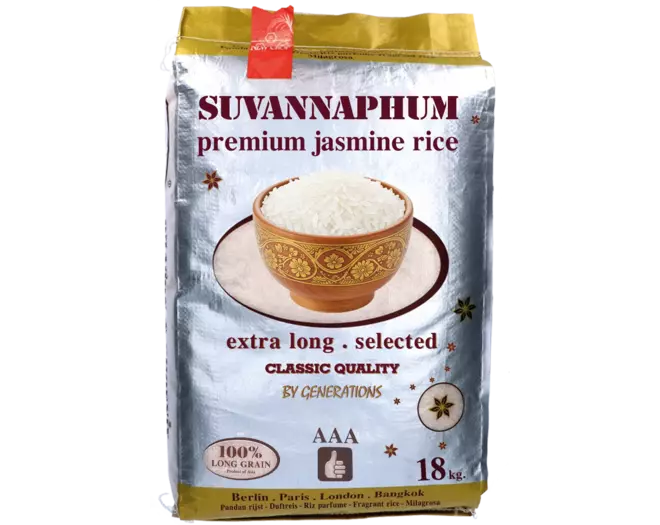 Suvannaphum - Jasmine Rice 2026 18kg
