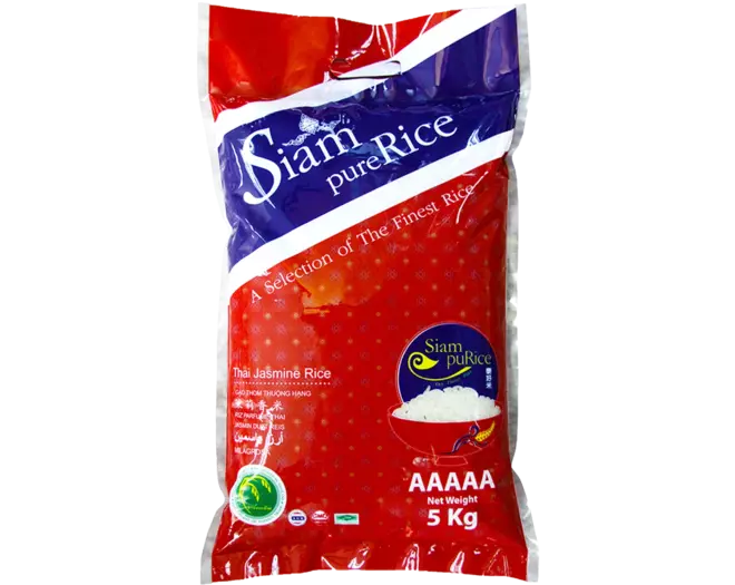 Siam Pure - Thai Hom Mali Jasmine Rice 2026 Premium 5kg