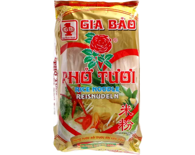 Gia Bao - Rice Noodle Pho Tươi 4mm 500g