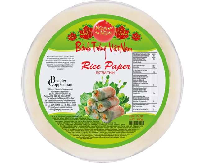 Ngon Ngon - Rice Paper Extra Thin 22cm 400g