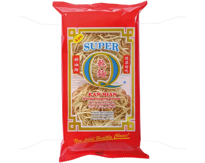 Super Q - Dried Steamed Noodles Kan Mian 200g