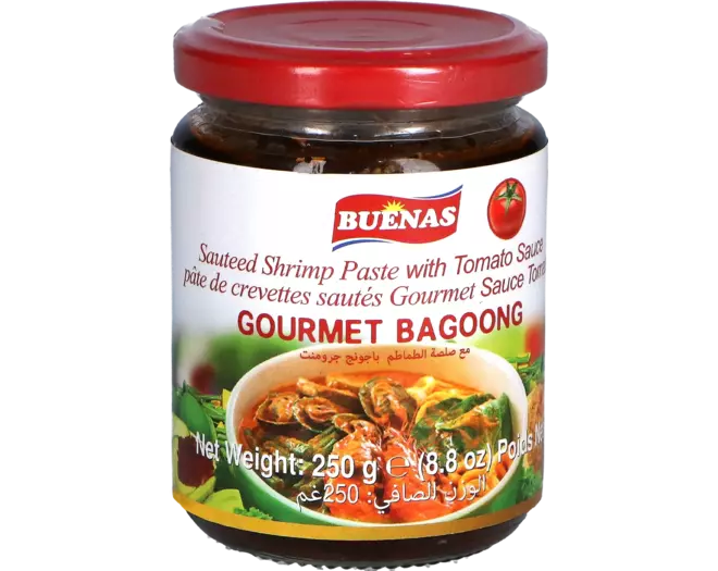 Buenas - Gourmet Bagoong Sauteed Shrimp Paste Tomato Sauce 250g