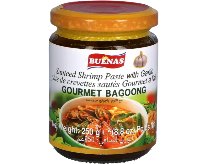Buenas - Gourmet Bagoong Sauteed Shrimp Paste Garlic 250g