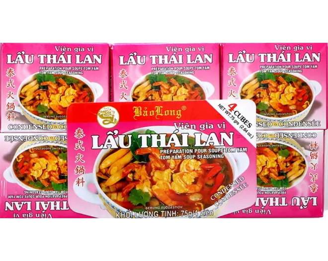 Bao Long - Lau Thai Lan Tom Yam Soup Seasoning 12x75g