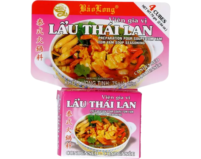 Bao Long - Lau Thai Lan Tom Yam Soup Seasoning 12x75g
