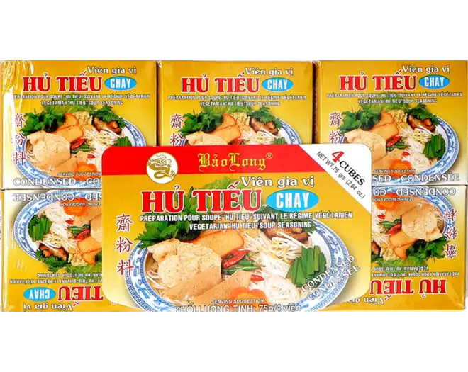 Bao Long - Vegetarian Hu Tieu Soup Seasoning 12x75g