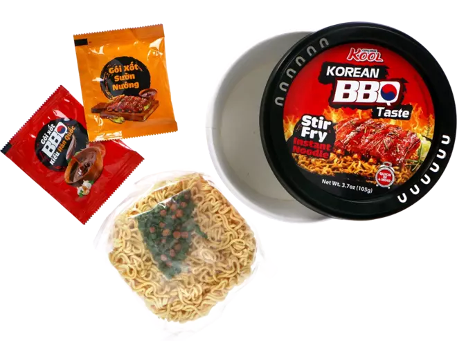 Cung Dình - Kool Brand Noodles Korean BBQ Bowl 105g