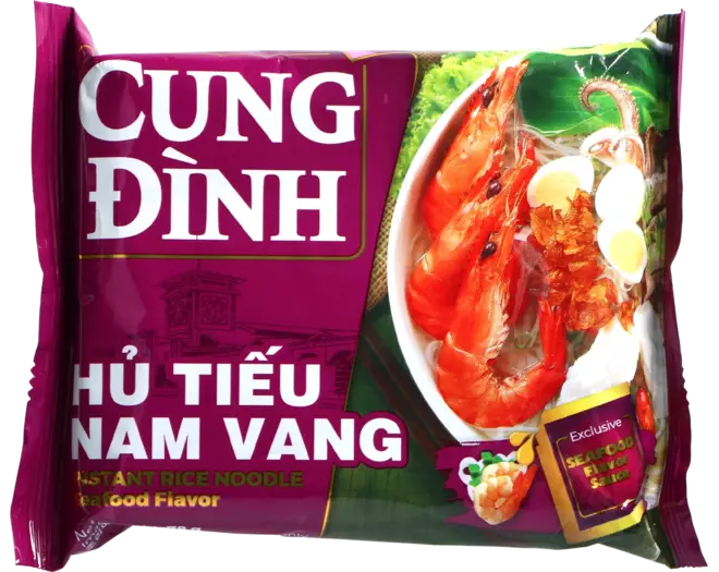 Cung Dình - Rice Noodles Seafood Bag 78g