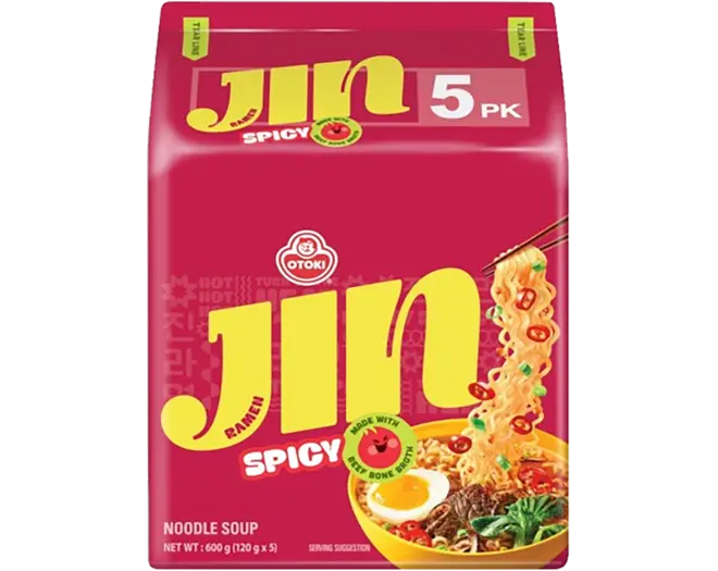 Ottogi - Jin Ramen Spicy 120g