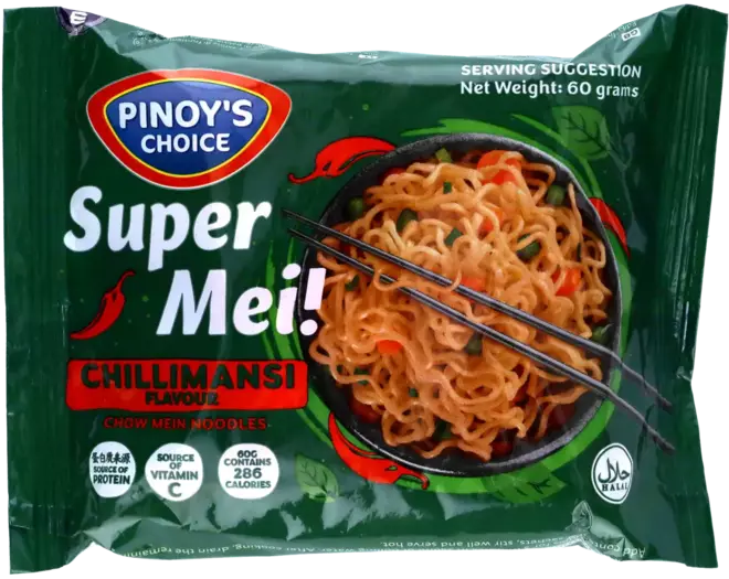 Pinoy's Choice - Super Mei! Chow Mein Noodles - Chillimansi 60g