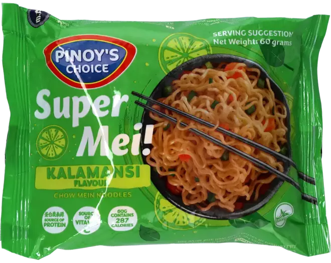 Pinoy's Choice - Super Mei! Chow Mein Noodles - Kalamansi 60g