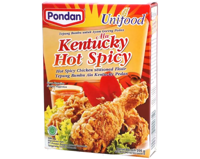 Pondan - Chicken Seasoned Flour Kentucky Hot 200g