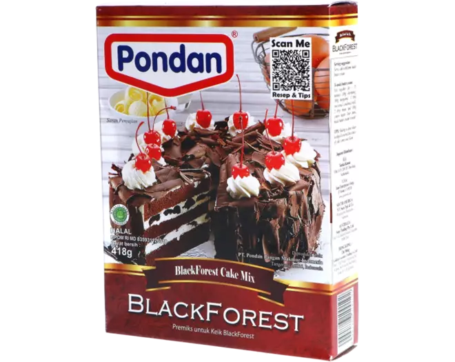 Pondan - Black Forest Cake Mix 418g