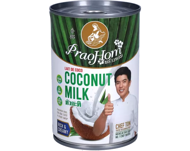 Prao Hom - Coconut Milk 17-19% Fat Tin 400ml