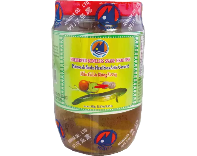 Minh Ha - Preserved Boneless Snake Head Fish 430g