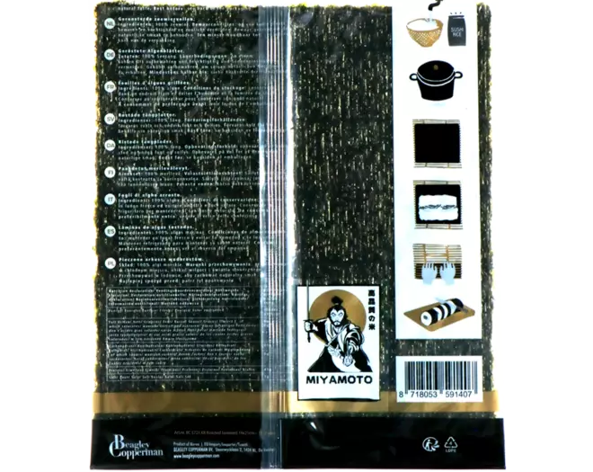 Miyamoto - Roasted Seaweed 10 sheets 25g