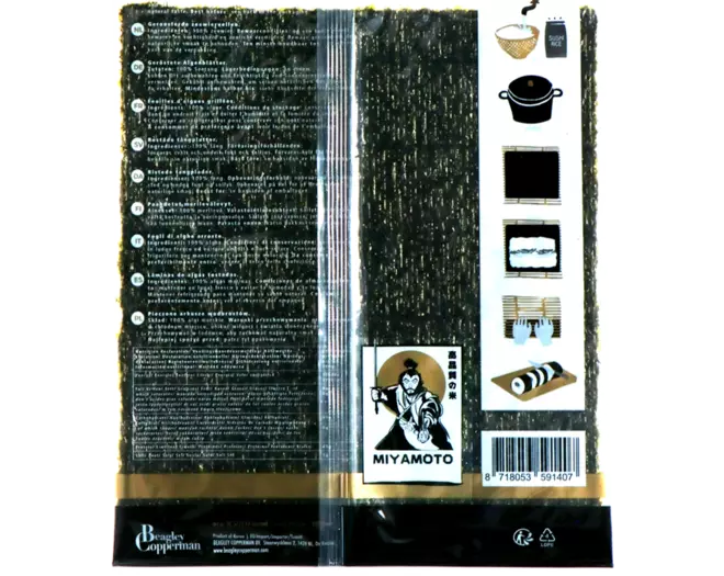Miyamoto - Roasted Seaweed 100 sheets 250g