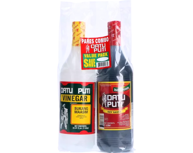 Datu Puti - Soy Sauce + Vinegar Value Pack 1L