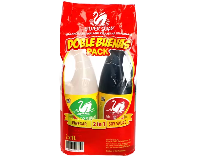 Silver Swan - Value Pack Soy Sauce + Vinegar 1L