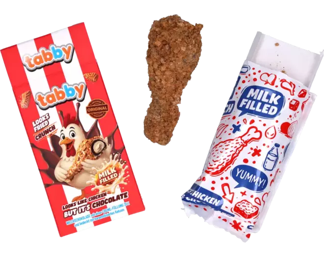 Tabby - Chicken Leg Crumble Chocolate 50g