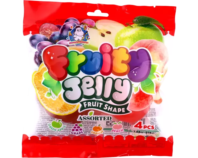 ABC - Fruity Jelly Fruit Shaped Assorted 4pcs 214g