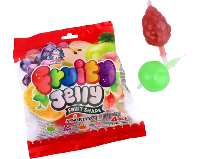 ABC - Fruity Jelly Fruit Shaped Assorted 4pcs 214g