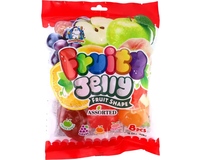 ABC - Fruity Jelly Fruit Shaped Assorted 8pcs 428g