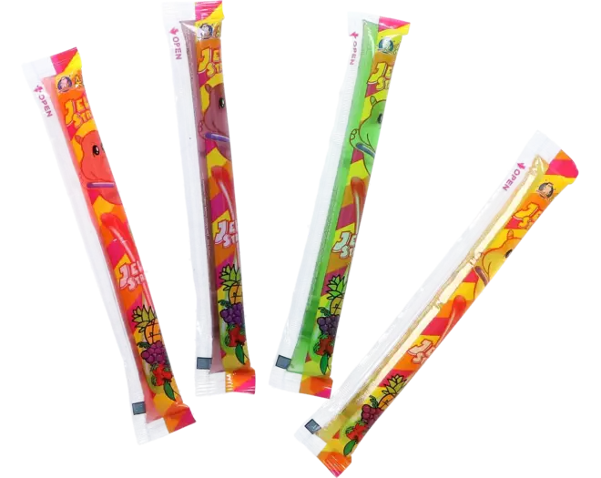ABC - Hippo Jelly Straws Assorted Bag 300g