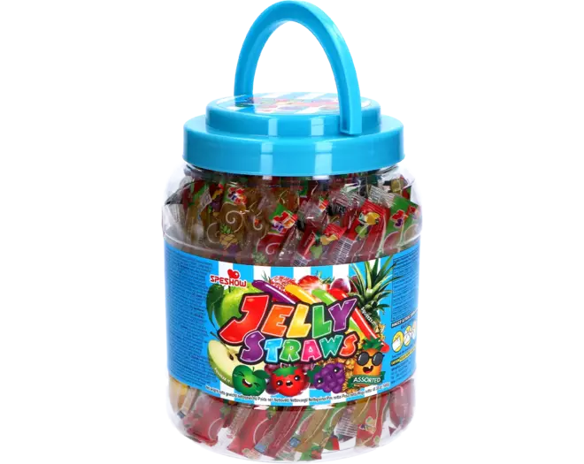 Speshow - Jelly Straws Assorted Jar 1400g