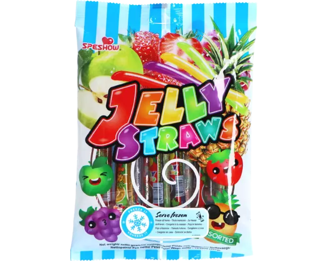 Speshow - Jelly Straws Assorted Bag 300g