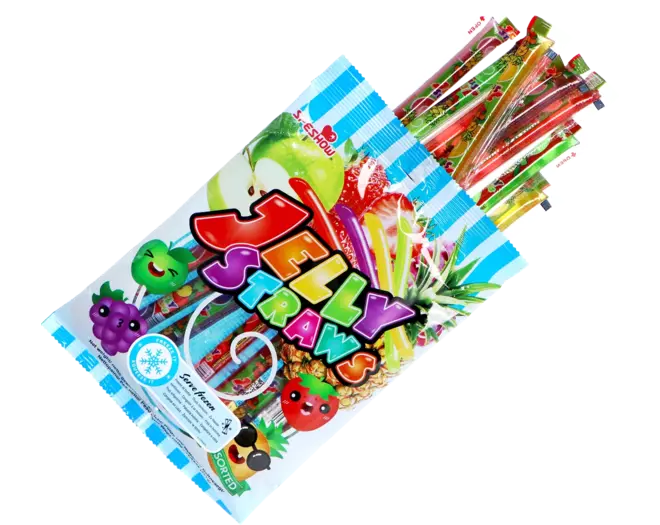 Speshow - Jelly Straws Assorted Bag 300g