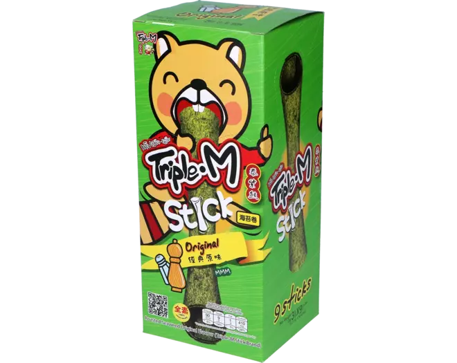 Triple-M - Roasted Seaweed Roll Stick Original 9x3g