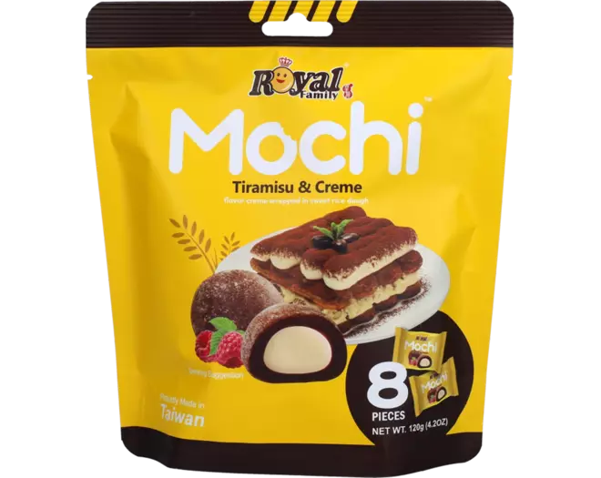 Royal Family - Mochi Tiramisu & Creme 12x120g
